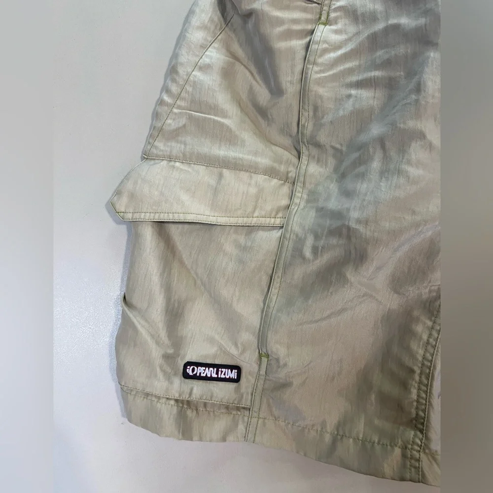 Pearl Izumi Khaki Cargo Cycling Shorts Size S